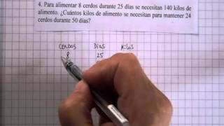 Proporcionalidad Compuesta 04 [upl. by Ainnat]