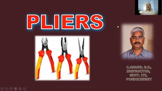 Pliers Diagonal cutting plier End cutting plier Flat Nose amp Round nose plier Combination plier [upl. by Anec]