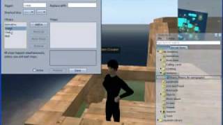 OpenSim Tutorial 9 Animations and Gestures [upl. by Yemrej]