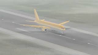 Airline Commander BOEING 767 landing at JNB Johannesb [upl. by Peppard]