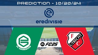 FC Groningen vs FC Utrecht  Prediction  202425 Eredivisie  EA FC 25 [upl. by Swarts808]