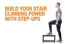 Wellness Wednesday Build your stair climbing power with stepups [upl. by Myke]