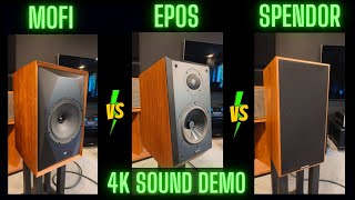 Ultimate Showdown Mofi Epos And Spendor Bookshelf Speakers Sound Test [upl. by Anastatius]