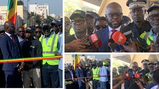 Mise en circulation de l’autopont Front de Terre par le ministre du transport El Malick Ndiaye [upl. by Lorelie]