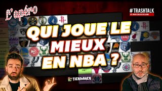 Tierlist  quelle équipe joue le mieux en NBA [upl. by Arretahs]