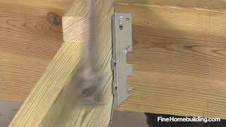 How to Install a Joist Hanger [upl. by Loren675]