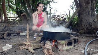 Cocinando en el Campo Almuerzo en el Rancho Así se cocina en los campos de Cuba [upl. by Ailenroc440]