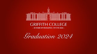 Griffith College Cork Graduations 2024  Ceremony A2 [upl. by Boylan537]