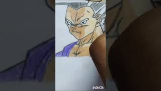 35 drawing in one page challenge 21th drawing of Gohan animechallenge dragonball Gohan [upl. by Nimajneb]