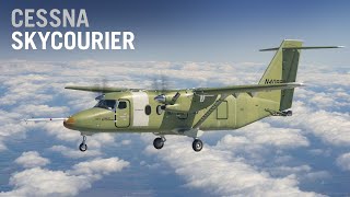 Textron’s Cessna SkyCourier Aircraft Makes Its First Flight – AIN [upl. by Hnil]