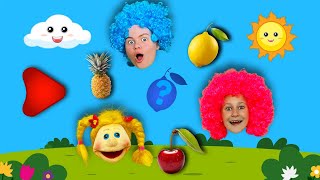 Om nom nom frutas 🍉 🍊 rompecabezas  Canciones infantiles para niños  Anuta Kids Channel en Español [upl. by Mihsah]