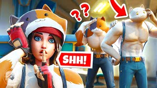 EXTREME MEOWSCLES Hide amp Seek Fortnite Challenge [upl. by Daus]