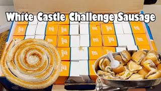 I Accept LA Beasts White Castle Crave Case 30 Sliders Sausage Challenge [upl. by Afton675]