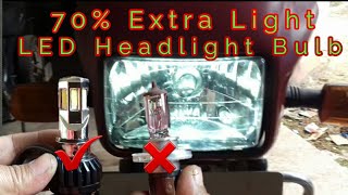 Hero Honda Splendor Headlight LED Bulb [upl. by Qooraf]