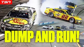 DILLON DUMPS LOGANO amp HAMLIN FOR UPSET WIN [upl. by Leviralc979]