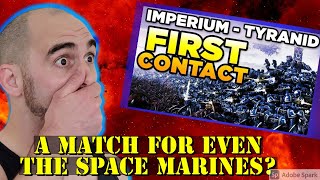 The TYRANIDS 1st Contact was A BLOODBATH Combat Veteran Reacts [upl. by Buzzell]