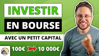 Comment INVESTIR en BOURSE avec un PETIT CAPITAL  50€mois [upl. by Ferne]