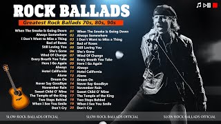 Rock Ballads amp Power Ballads At All Time With Lyrics🎸Best Rock Ballads Songs Ever Of The 70s 80s 90s [upl. by Areyk165]