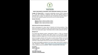 load shedding schedule [upl. by Dre]