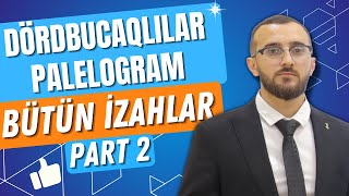 ✅️❗️👉Dördbucaqlılar Paraleloqram Bütün izahlar Mövzu izahı Qızıl qaydalar Part 2 buraxılış blok [upl. by End]