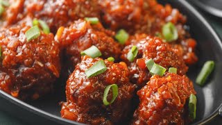 VEG MANCHURIAN MAKING। Fast Food Recipe । Veg Manchurian Recipe । Heydarabad । Street food [upl. by Roberson]