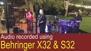 Audio recorded using Behringer X32 and S32 Mixed on Logic Pro [upl. by Girhiny]