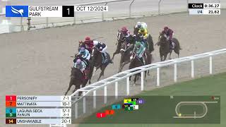 Gulfstream Park Carrera 1  12 de Octubre 2024 [upl. by Ridan]