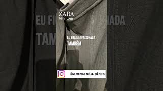 Calça Verde da Zara Um Tom Incrível Tecido Encorpado e Modelagem Incrível provador [upl. by Anwahsed]