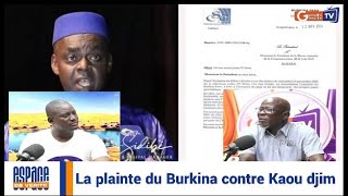 urgent  La plainte du Burkina contre Issa Kaou Djim [upl. by Nitsyrk]