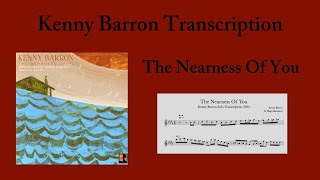 The Nearness Of You  Kenny Barron Transcription [upl. by Sidney]