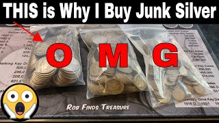 Junk Silver Haul  Key Dates Found  This is Why I Buy Constitutional Silver [upl. by Redleh783]