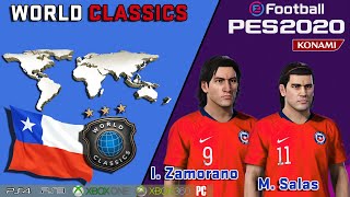 ZAMORANO amp SALAS World Classics How to create in PES 2020 [upl. by Aldora]