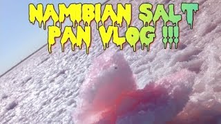 Namibian salt pan vlog [upl. by Auqenahc]