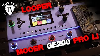 Mooer GE200 Pro Li Looper [upl. by Sessylu583]