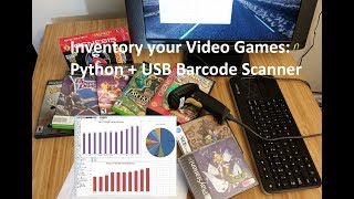 Cataloging your Video Game Collection w USB Barcode Scanner  Raspberry Pi [upl. by Grey]