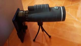 Monocular Telescope 40x60 Test [upl. by Gleason380]