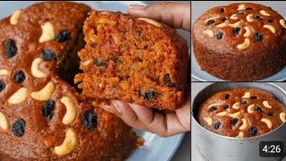 Christmas Special Fruit Cake Eggless Cake Fruit Cake Plum Cake Nuts Cake Eggless Plum Cake [upl. by Pietra281]