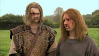 Horrible Histories Hengist and Horsa steal Kent from Vortigern [upl. by Darell]