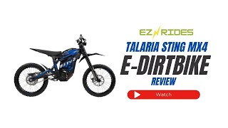 Talaria Sting R MX4 EDIRTBIKE review [upl. by Aidan860]