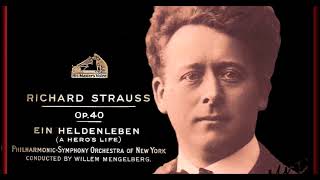 R Strauss quotEin Heldenlebenquot Willem Mengelberg 1928 [upl. by Oakes]