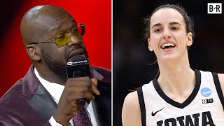 Shaq on Caitlin Clark Best female collegiate player ever  Inside the NBA [upl. by Eolhc966]