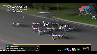 Woodbine Mohawk Park  606500 CANADIAN TROTTING CLASSIC September 18 2021 [upl. by Aerdnas958]