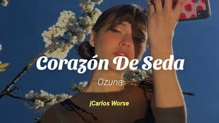 Ozuna  Corazón De Seda LetraLyrics [upl. by Ynahirb154]