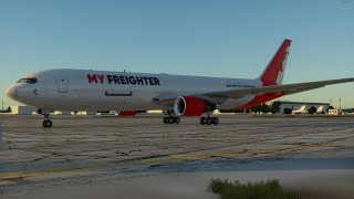 XPlane 1210 b4 Tashkent  Urgench  FlightFactor Boeing 763 AutoOrtho ActiveSky Xp12 [upl. by Nired]