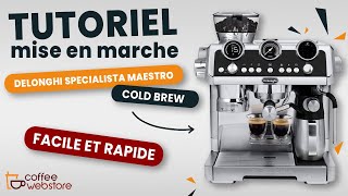 Guide dutilisation  DeLonghi Specialista Maestro Cold Brew [upl. by Anibla910]