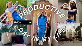 PRODUCTIVE DAY IN MY LIFE  how i stay productive as a college student [upl. by Hoo]