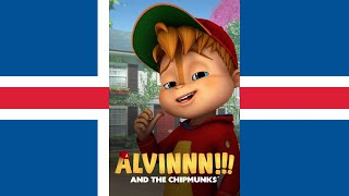 Alvinnn amp The Chipmunks Theme Song ÍslenskaIcelandic NTSC [upl. by Vite]