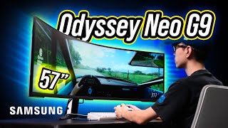 Đây là màn hình gaming đỉnh nhất hiện tại Samsung Odyssey Neo G9 57 inch [upl. by Notsuoh]