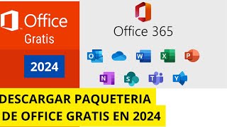 Instalar paqueteria de Office GRATIS en 2024 [upl. by Rovelli30]