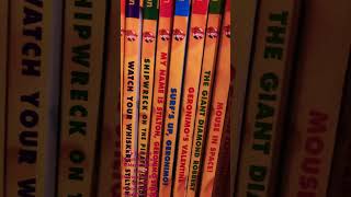 My Geronimo Stilton Book Collection shorts [upl. by Ocirema603]